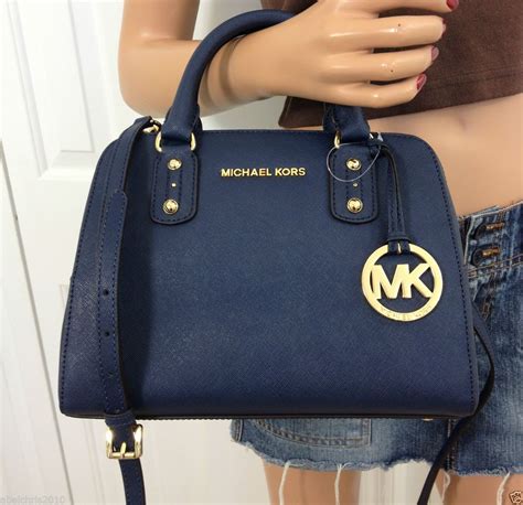 navy blue michael kors hand band|Amazon.com: Navy Blue Michael Kors Handbags.